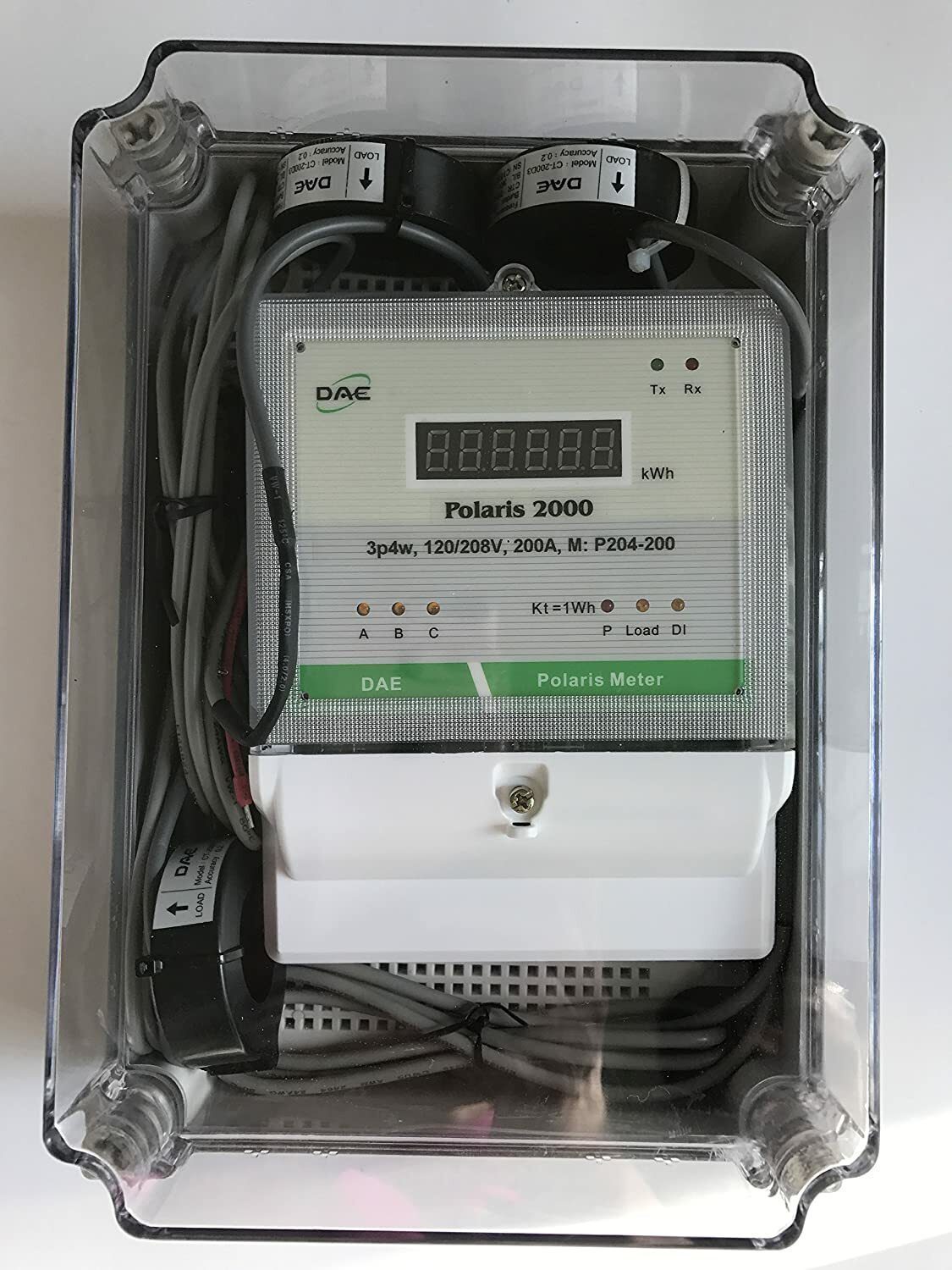 DAE P254-200-S KIT, UL kWh Smart Submeter, 3P4W, 200A, 120/208v, 3 CTs, RS485