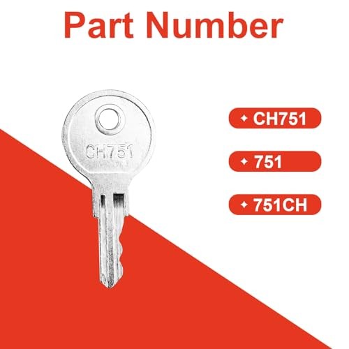 6 Pcs CH751 Key, Universal CH751 Replacement Keys, RV Keys for RV Campers