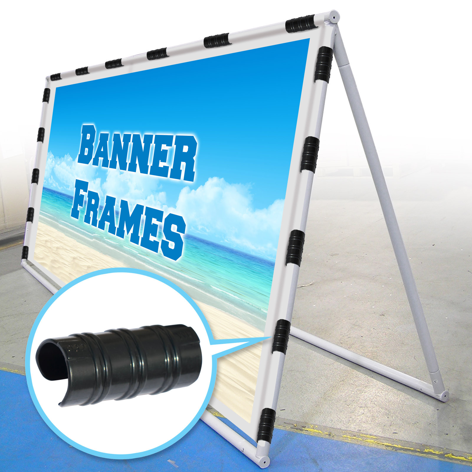 ABS Greenhouse Cover Clamp for Plastic Fabric Shade Banner Frame