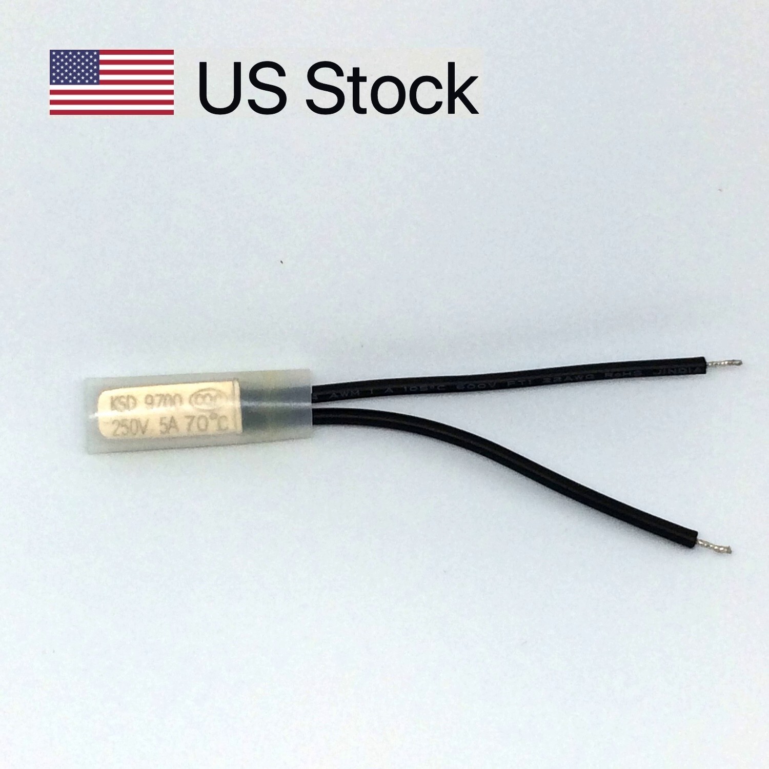 KSD9700 Temperature Switch Thermostat Thermal Protector NC, NO, 5A 250V US Stock