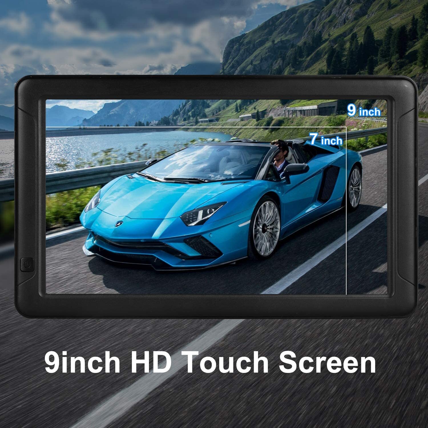 9" Inch Car & Truck GPS Navigation Navigator Sat Navi US Mexico Free Maps Update