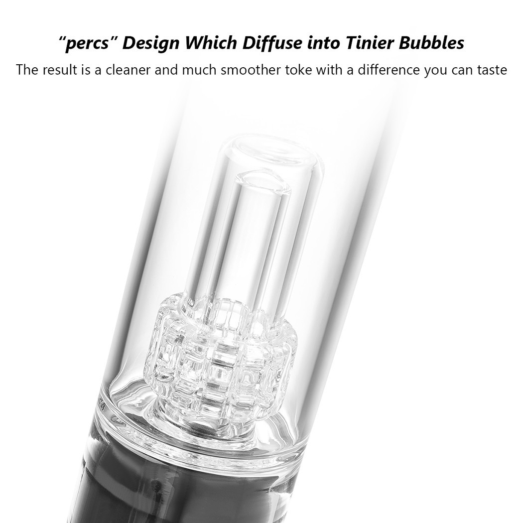 12" Silicone Glass Bong with Ash Catcher Smoking Tobacco Water Pipe 14mm Bowl