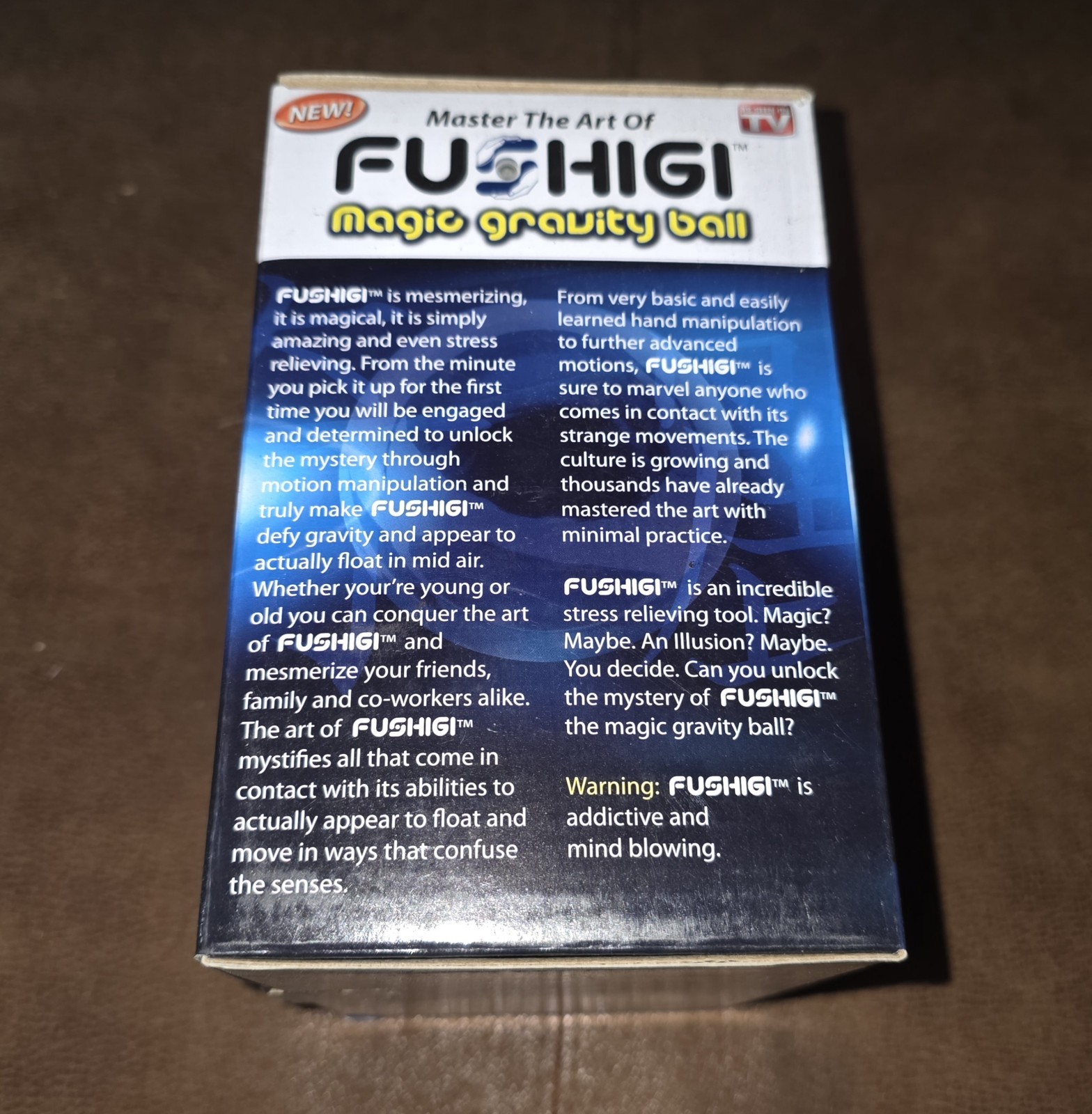 Fushigi Magic Gravity Ball With DVD Make It Float As Seen On TV NEW Vintage Y2K