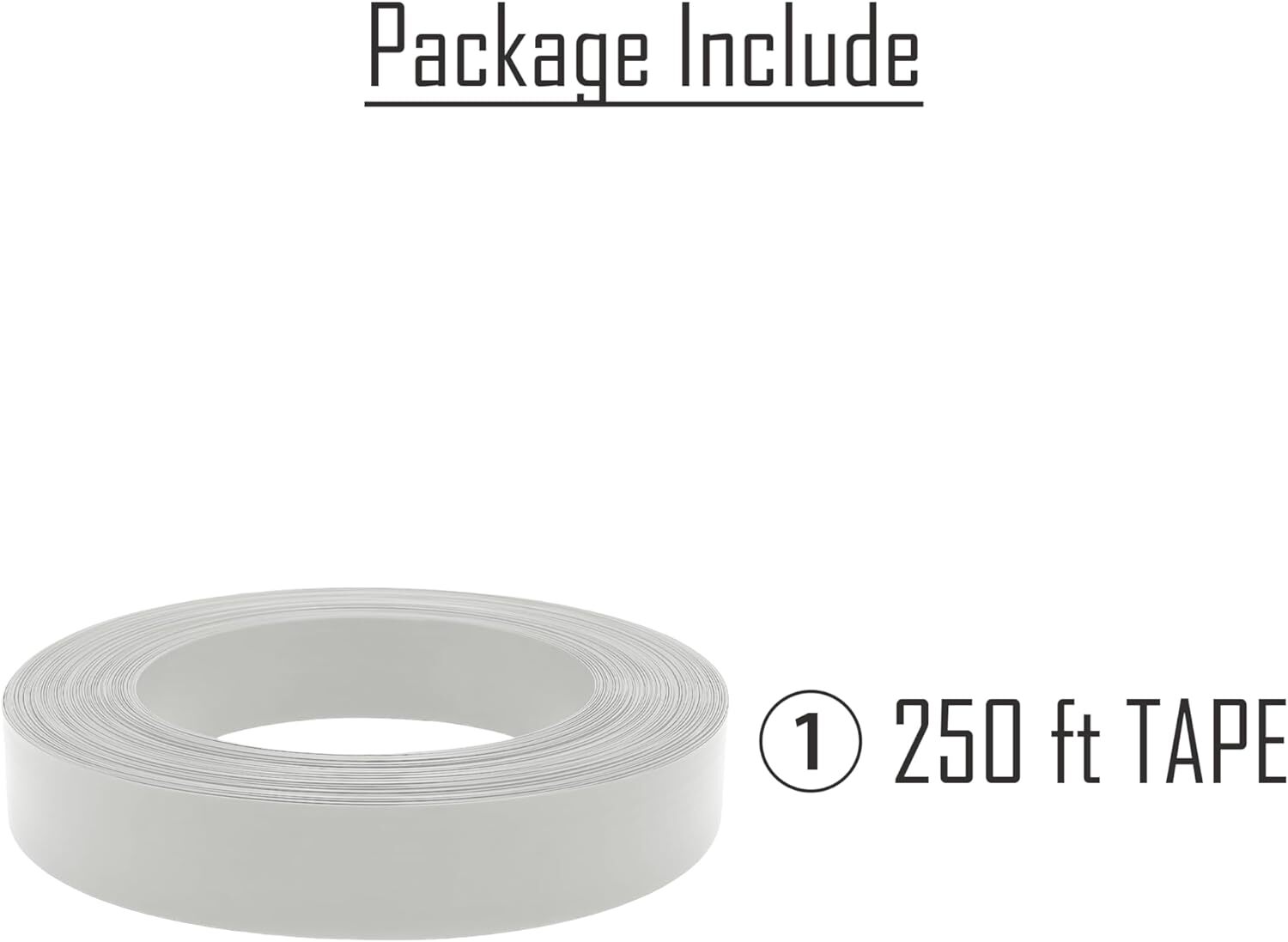 White View Blocking Privacy Tape Weave for Chain Link Fence 75m/250 ft Roll UV R
