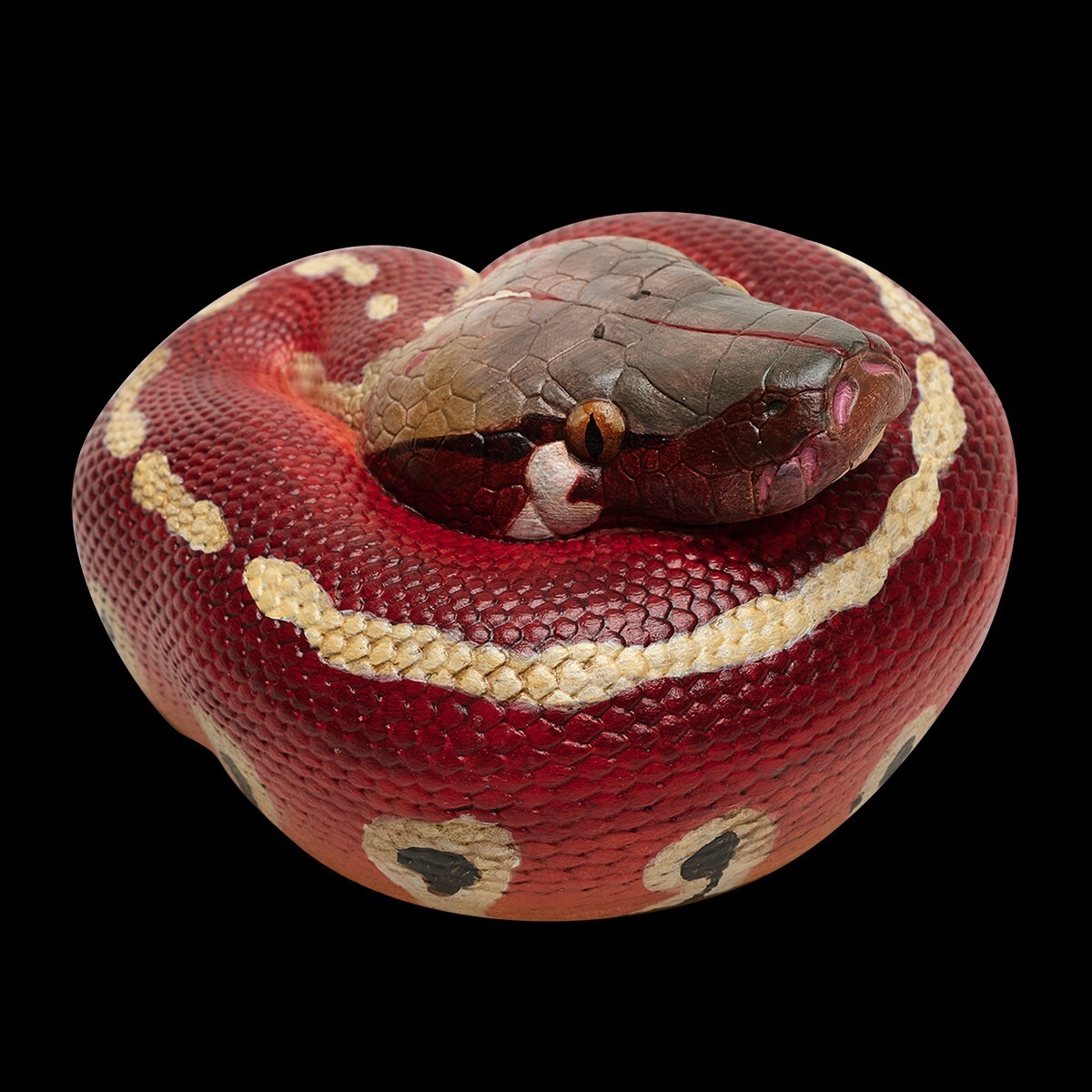 【In-Stock】 Animal Heavenly Body Blood Python brongersmai Snake Statue