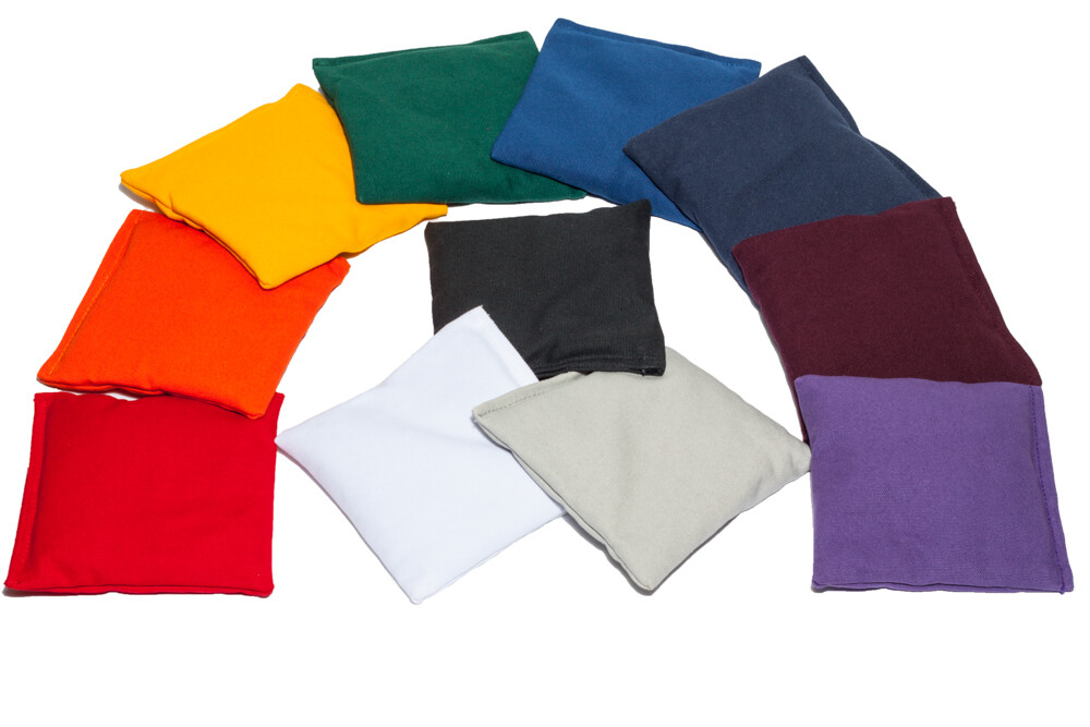 Premium Weather Resistant Cornhole Bags (Set of 8) w/ Free Tote (13 Colors)