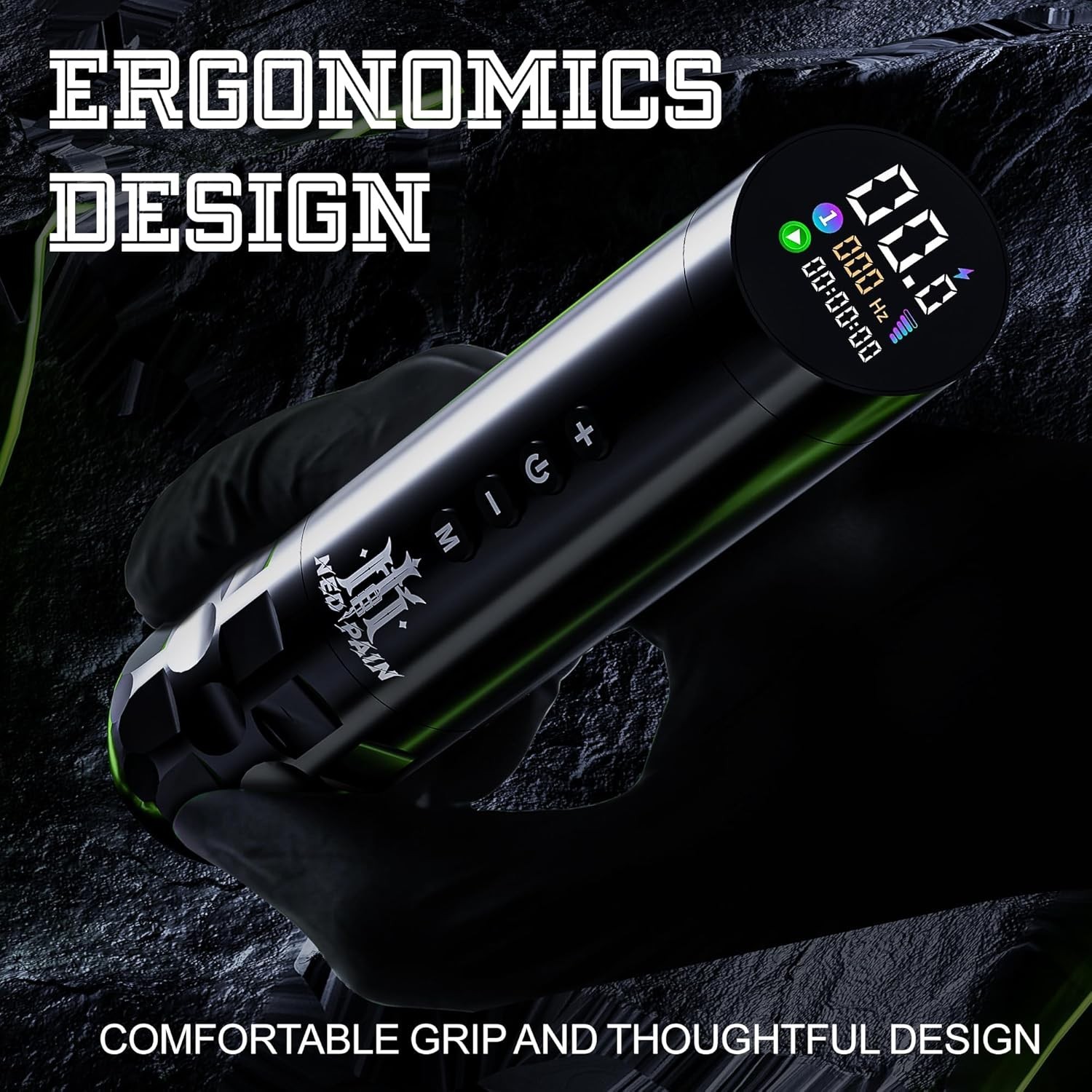 Wireless Tattoo Kit Complete for Beginners Pen Machine with Power Supply Needles