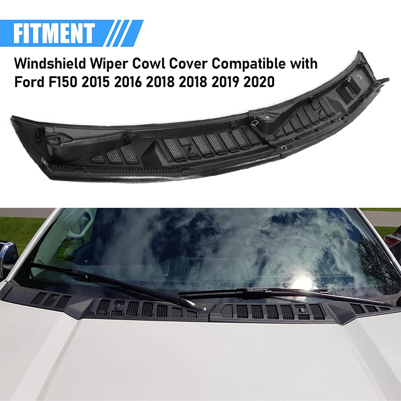 Front Black Windshield Wiper Cowl Cover For Ford F-150 2015-2020 #FL3Z15022A69A