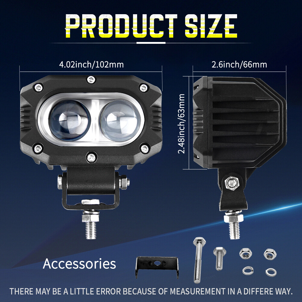 For Can-Am Maverick X3 Roof Strobe 50inch +7" LED Light Bar +4" Pods + Wires Kit