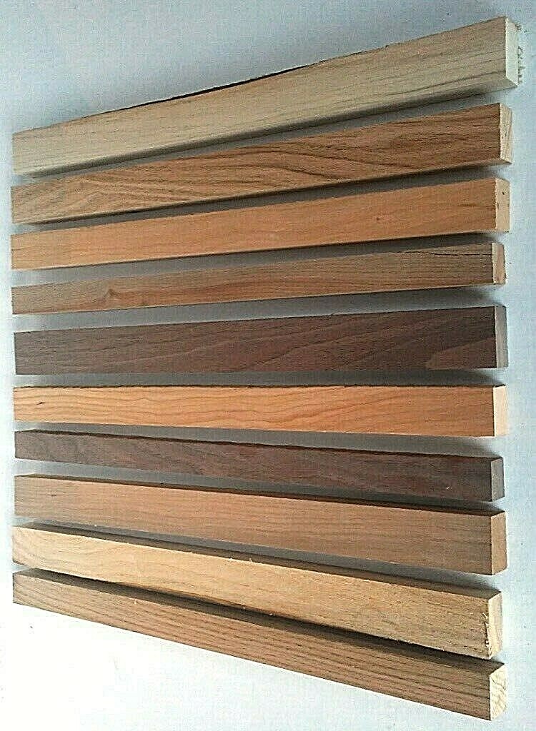 NO KNOTS 3/4"x1"x24" WALNUT Ash MAPLE Oak CHERRY Board Edge Wood Cutting 30 pcs