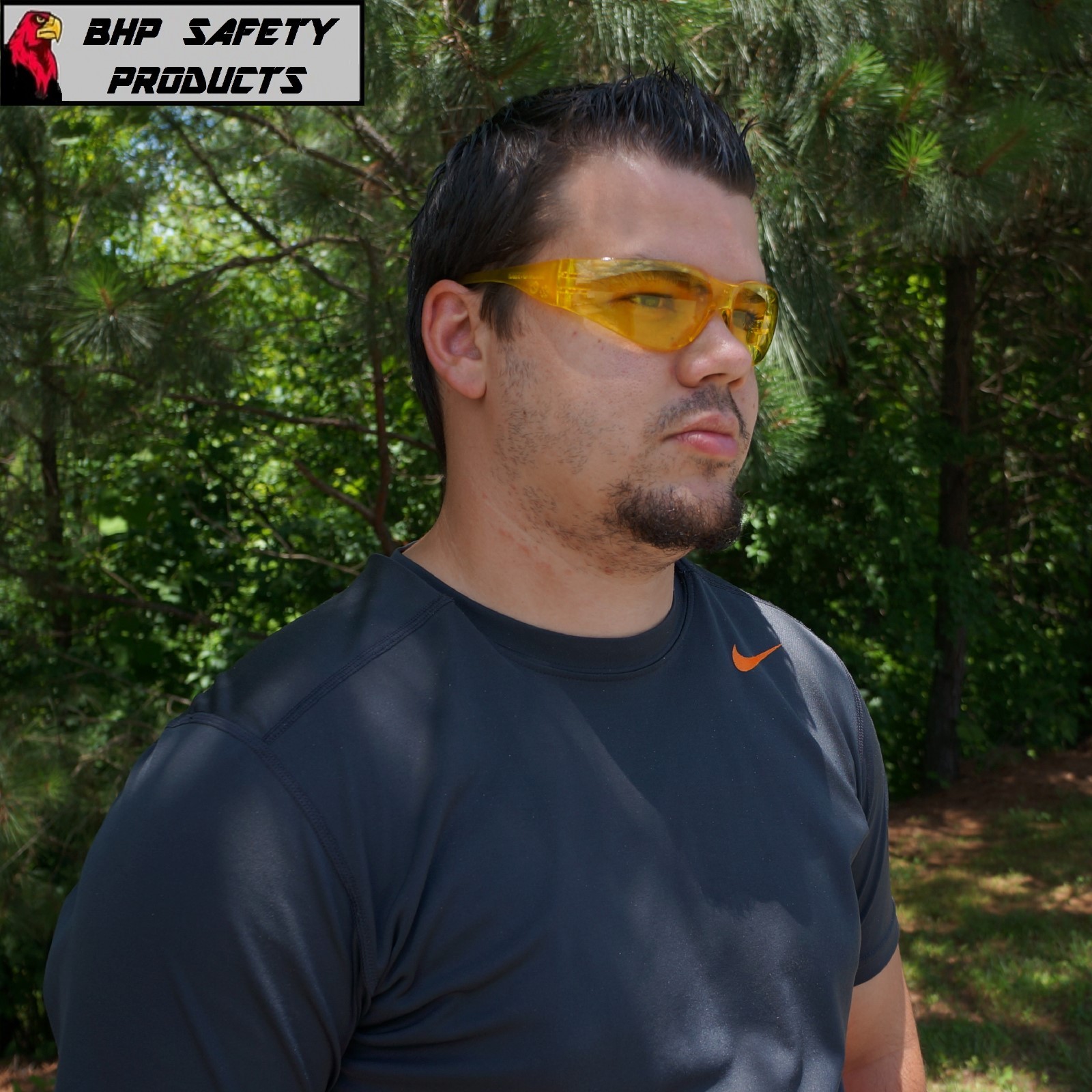 12 PAIR PACK Protective Safety Glasses Yellow Amber Lens Eyewear Night Sports