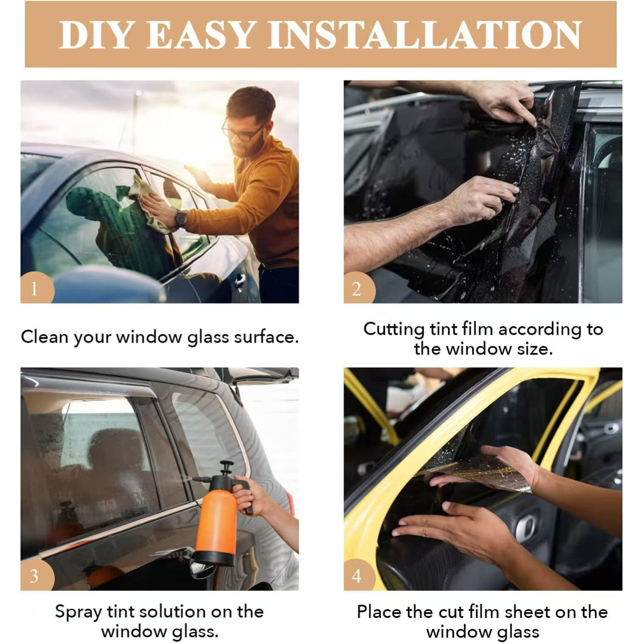 Premium Nano Ceramic Window Film 15% VLT 40" x 60' ft Tint Roll Car Home Glass