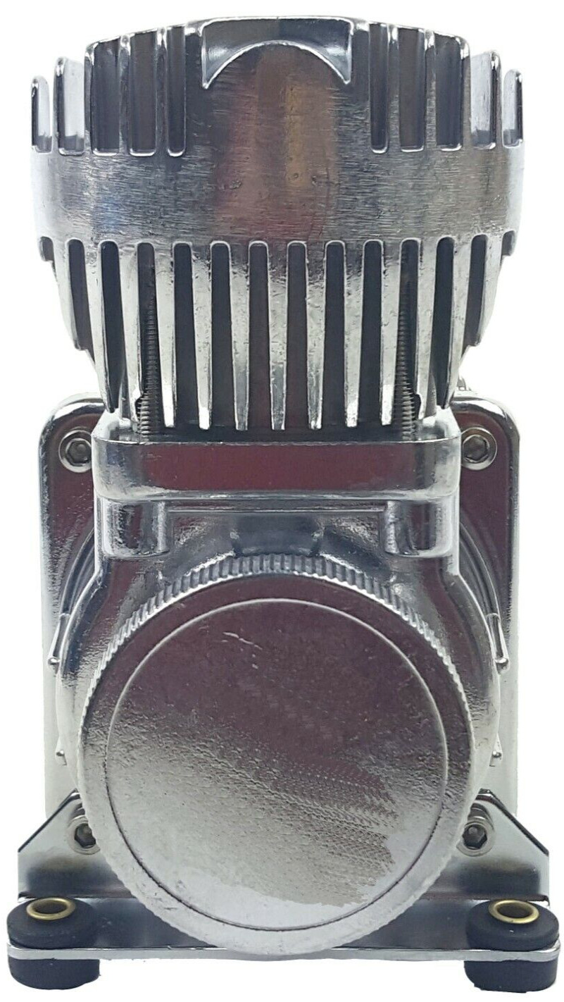 airmaxxx Dual 580 Chrome Compressors with 150/180 Switch & Filter Relocate Kit