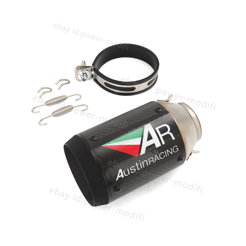 For Ninja ZX6R 2024-2026 Carbon Exhaust Mid Link Pipe Slip On Kawasaki Muffler