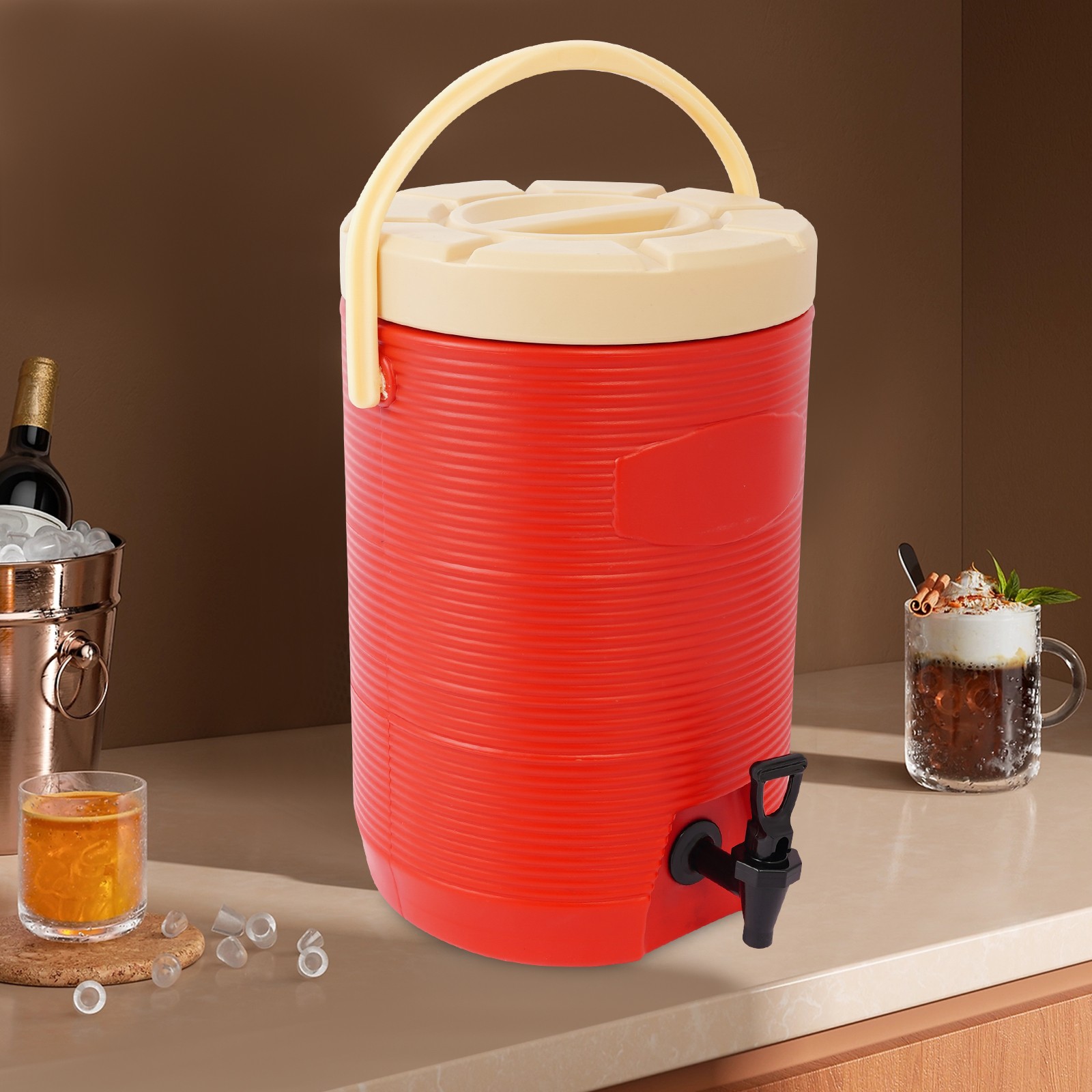 Stainless Steel Insulated Beverage Dispenser, Insulated Beverage Container 17L