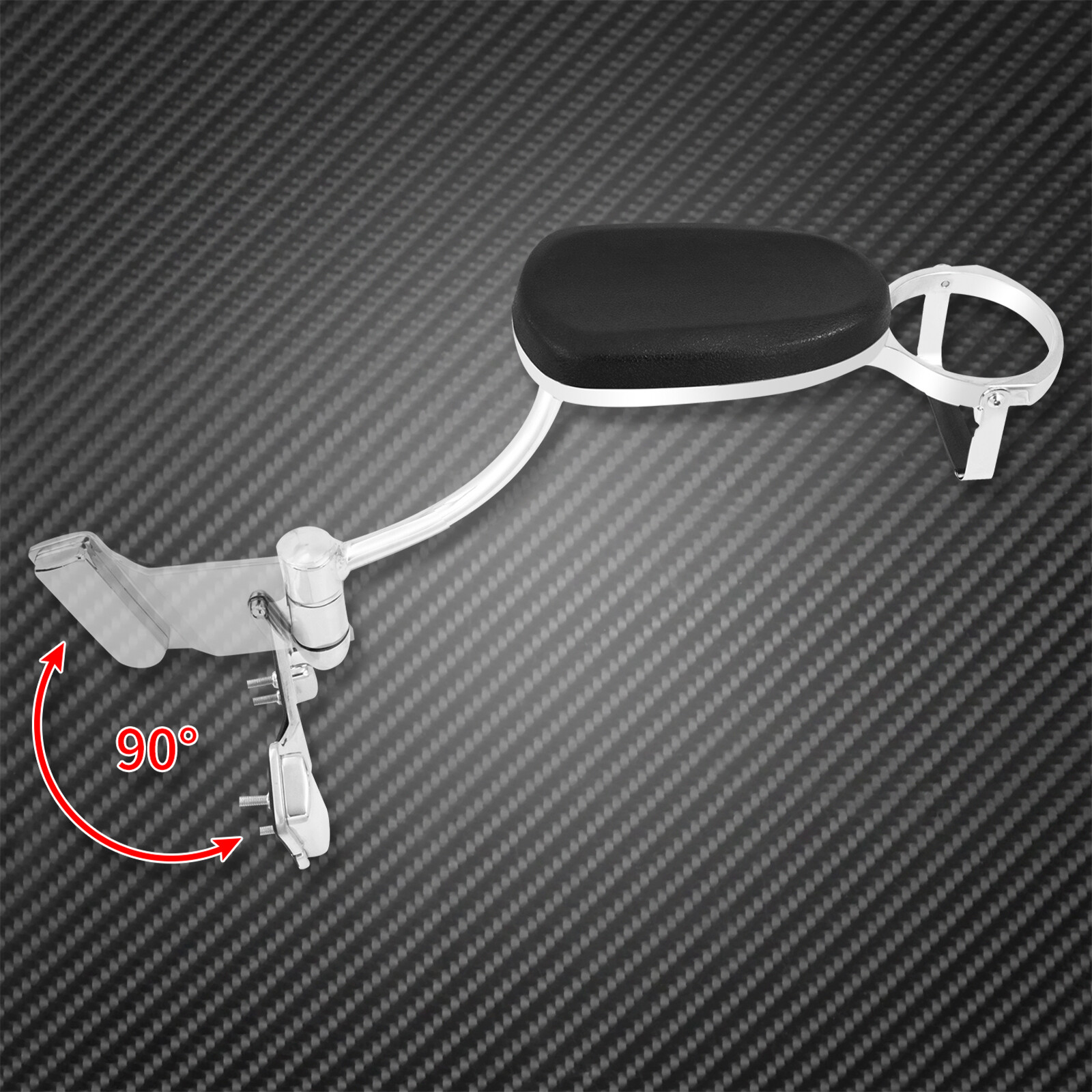 Rear Adjustable Passenger Armrests with Cut Holder Fit Fot Honda Gold Wing 1800