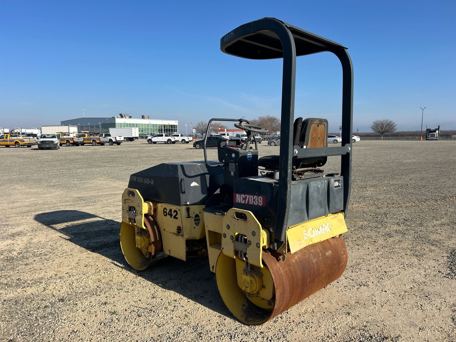 2004 Bomag BW120AD Double Drum Roller Asphalt Compactor # 4651
