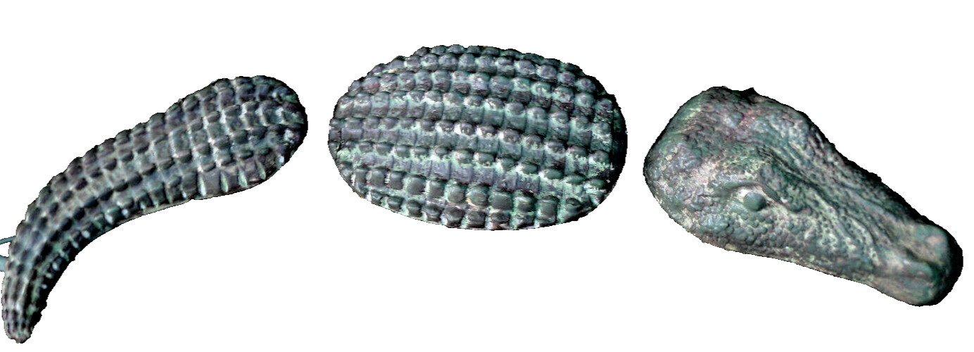 Alligator gator concrete mold 070 abs plastic 34" Total plaster cement mould