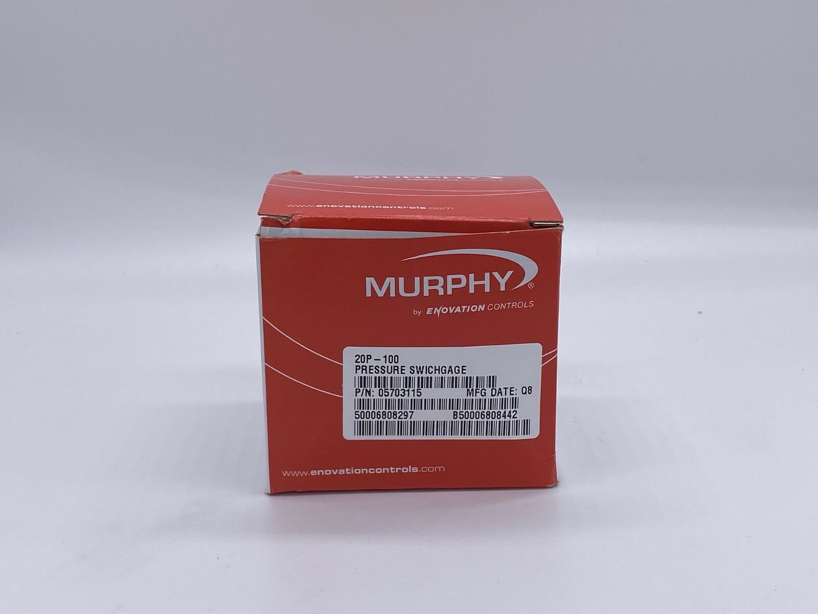 MURPHY 100 PSI OIL PRESSURE GAUGE 20P-100 05703115 CONST EQUIP CHIPPERS