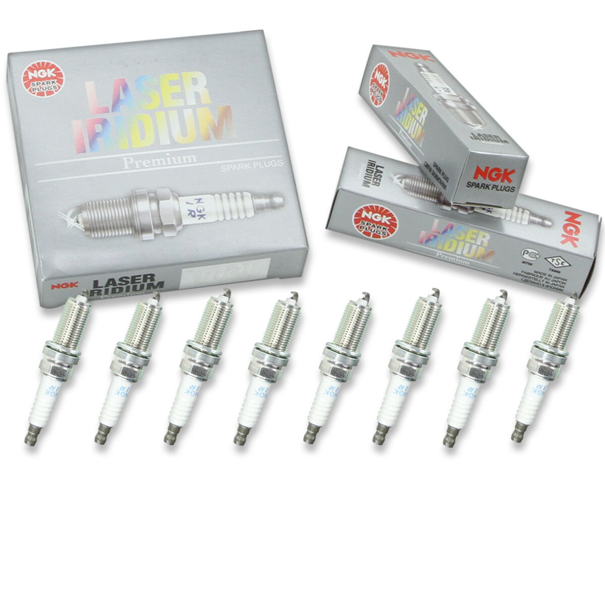 8 pc NGK Laser Iridium Spark Plugs for 2007-2020 Toyota Tundra 4.6L 5.7L V8 qv