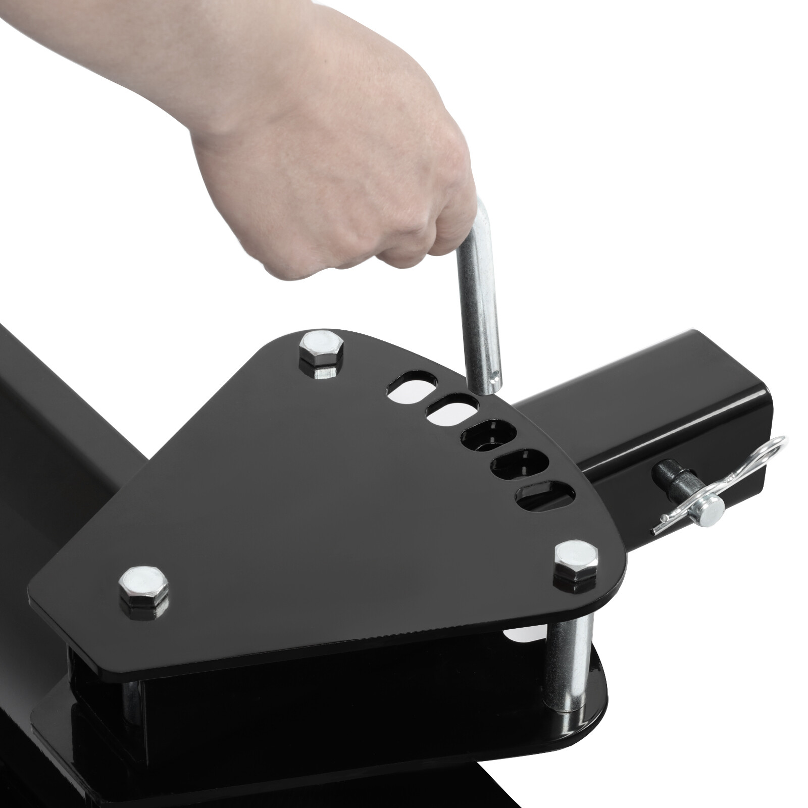 48" Scrape Blade 2" Receiver For ATV UTV Adjustable 0 7.5 or 15 Degrees Scraper