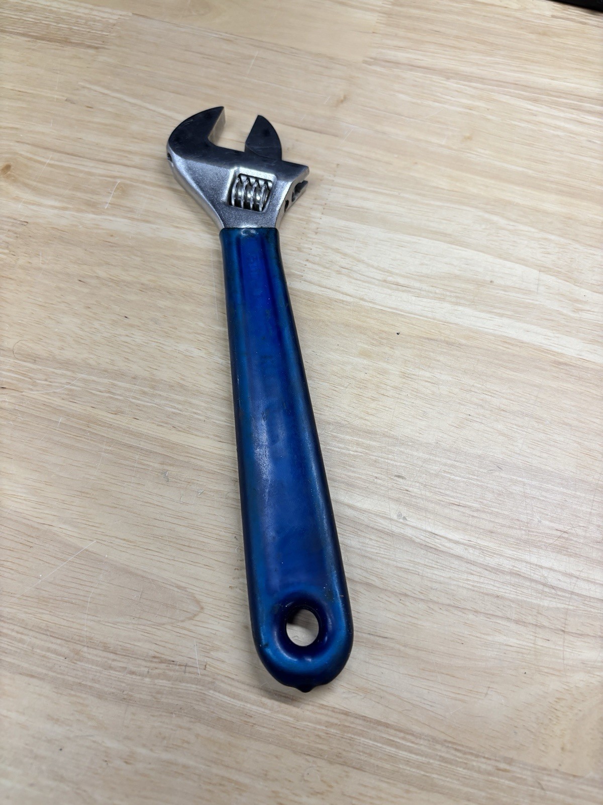 Klein Tools 10 inch adjustable wrench Blue Rubber Comfort Grip