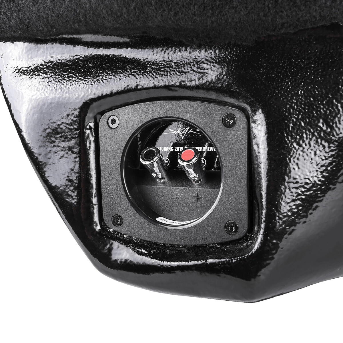 NEW SINGLE 10" 800W LOADED SUB BOX FITS 2019-2023 FORD RANGER SUPER CREW CAB