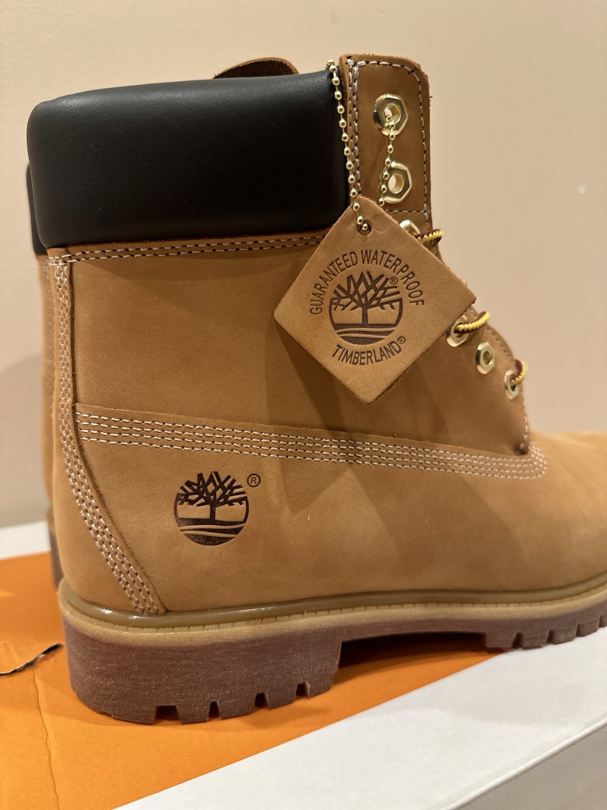 NEW Timberland 6 Inch Boot Wheat Nubuck Premium TB010061-713 Men's Sz 6-13