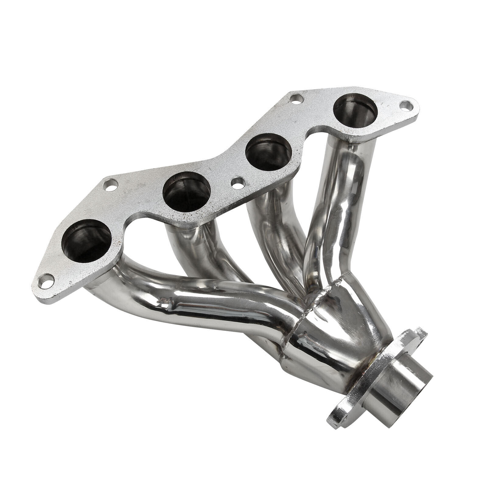 Stainless Steel Manifold Header Cylinder For 2001-2005 Honda Civic HX 1.7L L4- 4