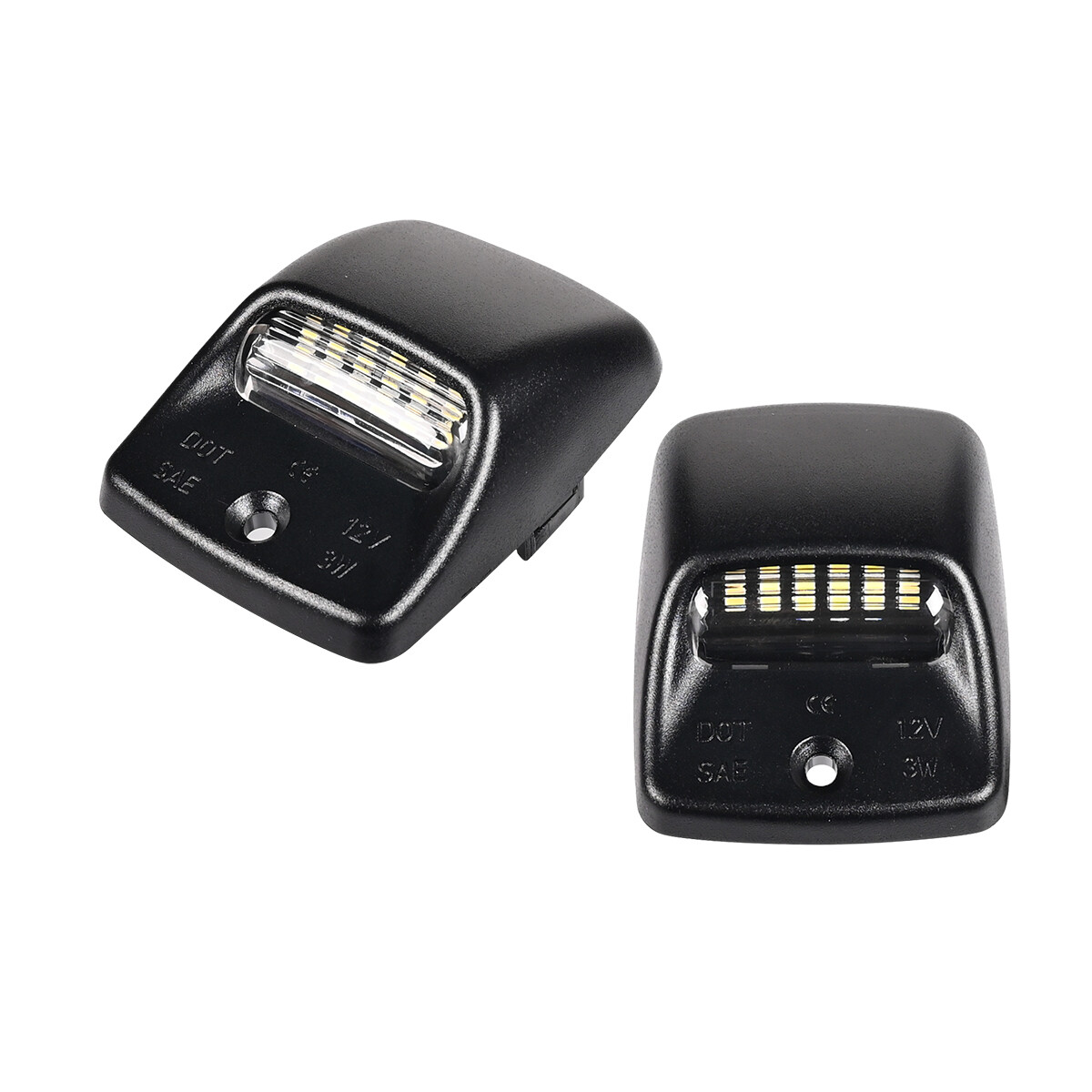 LED Tag License Plate Light Bulbs Assembly Kit White For Toyota Tacoma 2005-2015