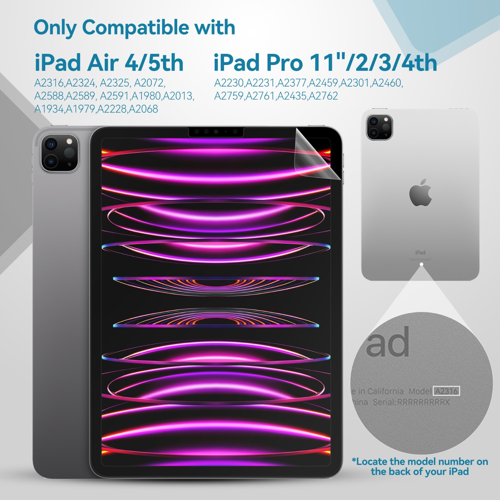 Penstudio Paper-Feel Screen Protector for iPad Air 4/5 & iPad Pro 11” 1/2/3/4