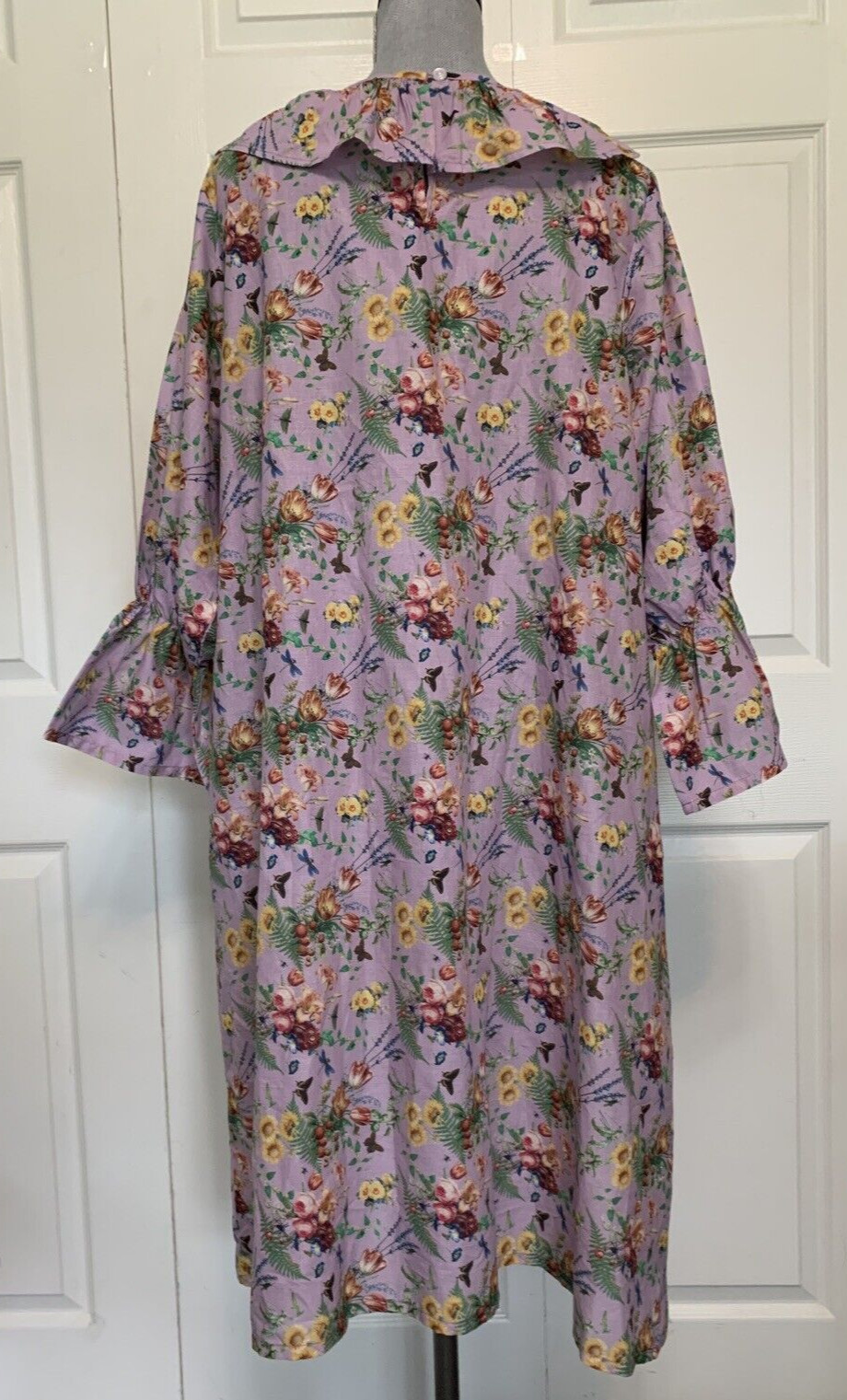NEW Hopeless Romantic Nightgown XL / XXL 1x 2x roomy Cotton Ruffles Sleep dress