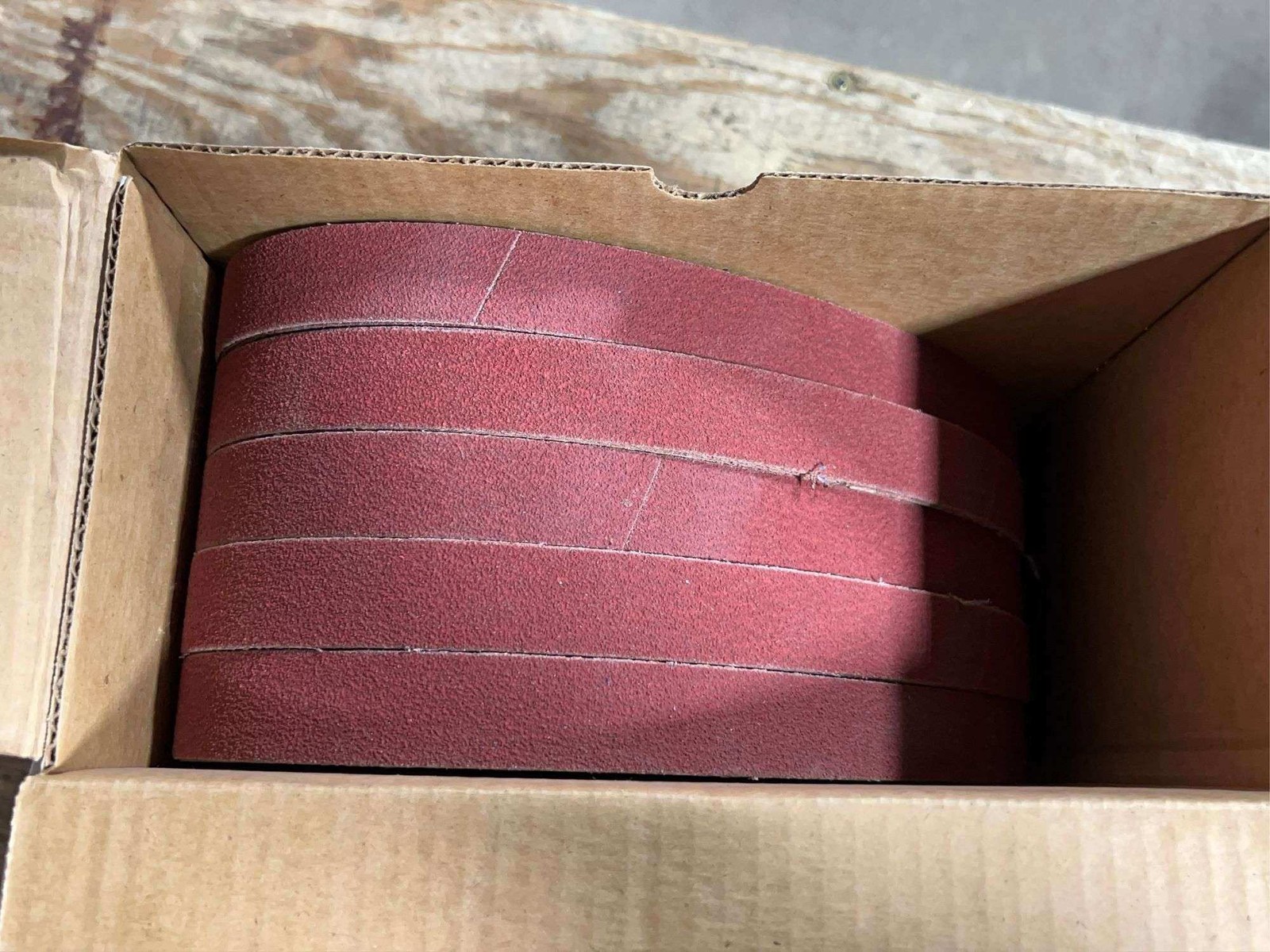 Norton Sanding Belts 1 x 30 60 Grit Ceramic Alumina Polyester Cloth 50 Pack