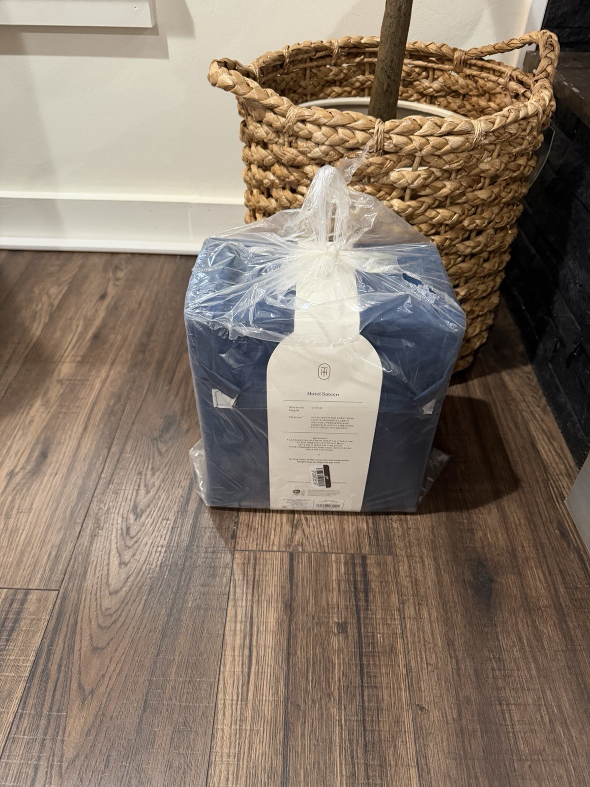 6pc 800 Thread Count Graphite Blue Sheet Set Hotel Sateen FUll 100% COTTON New