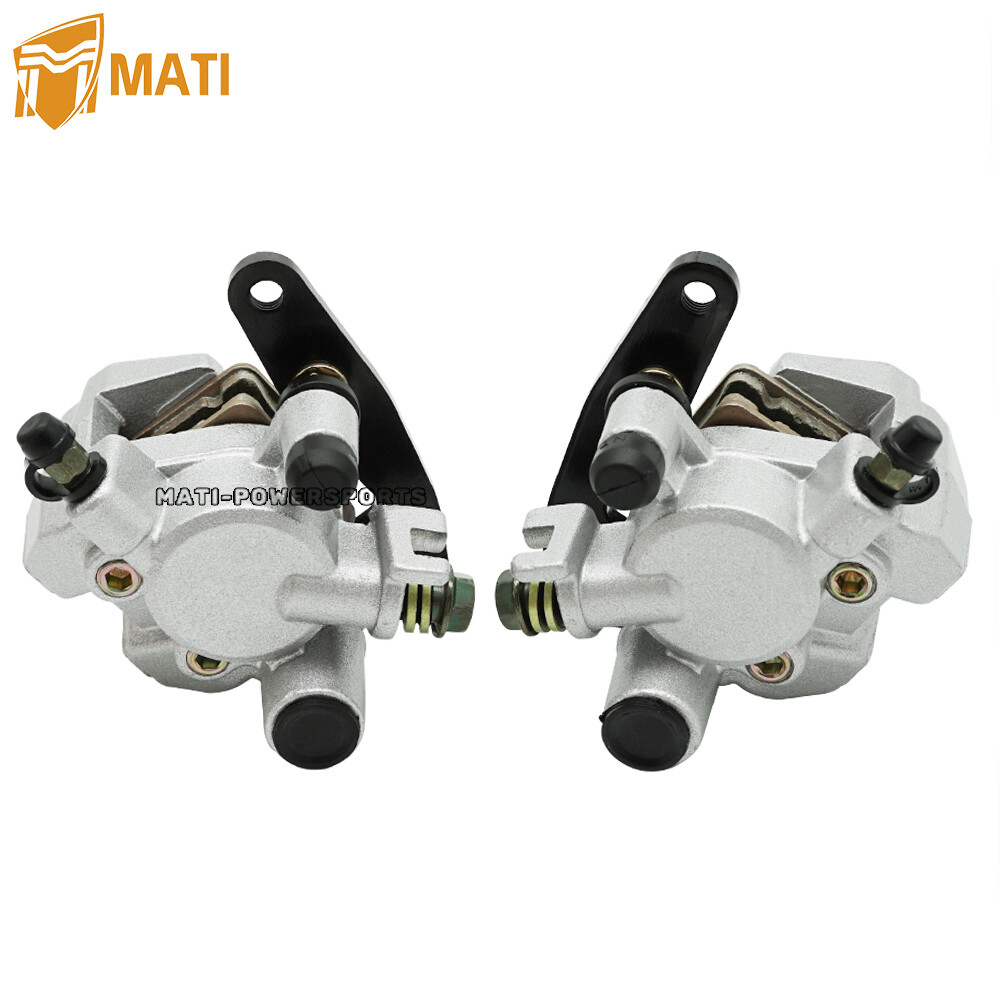 Front Brake Calipers & Pads for Honda Sportrax 400 TRX400EX TRX400X 1999-2014