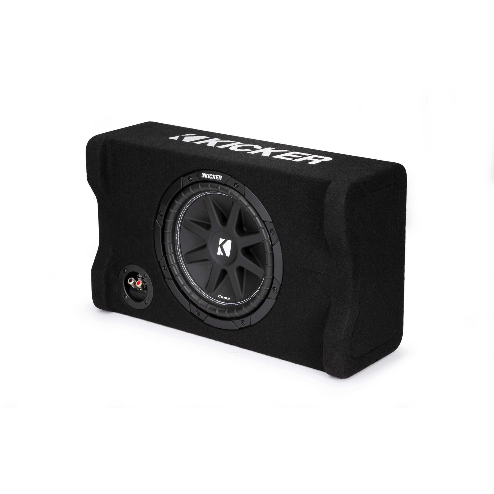 Kicker 48CDF104 Comp 10" sub in Down Firing enclosure, 4-Ohm - Open Box