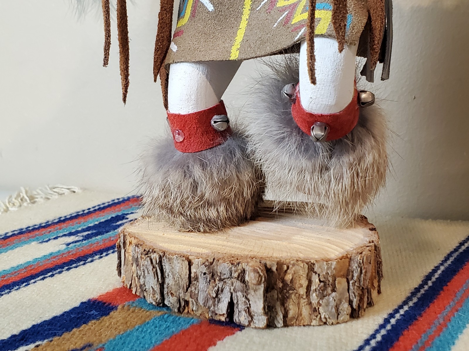 Retro Native American Signed Hopi 11" Spread Eagle Kachina Doll