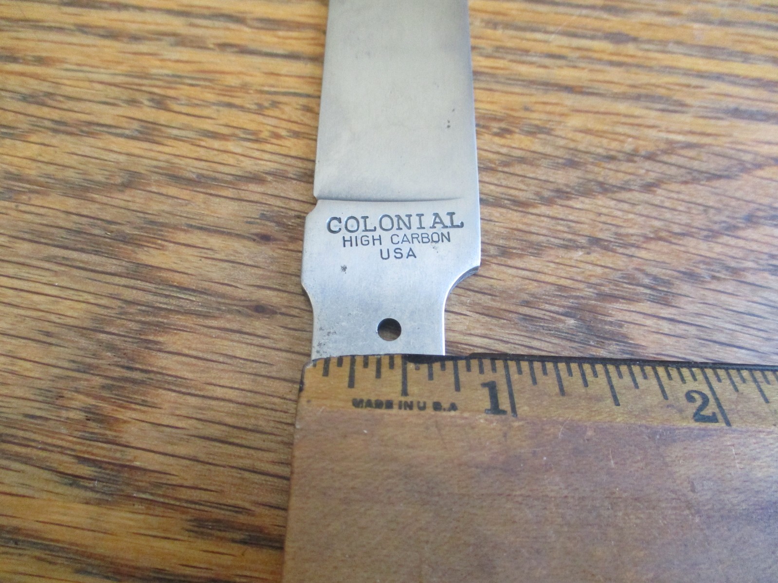 6 High Carbon Steel Knife Blade Blank Blank's NOS Colonial Knife USA