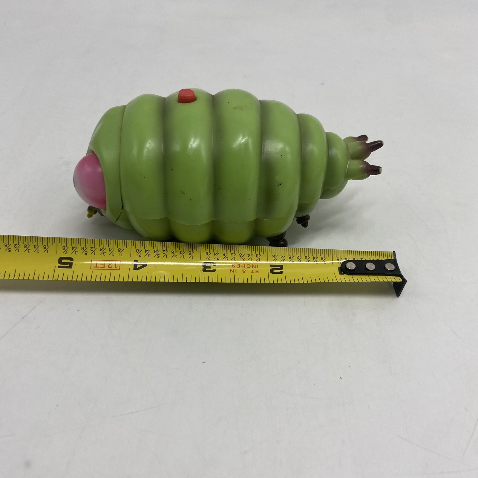 Mini 5" Gemmy Magnificent Maggot Flashlight Works Rare