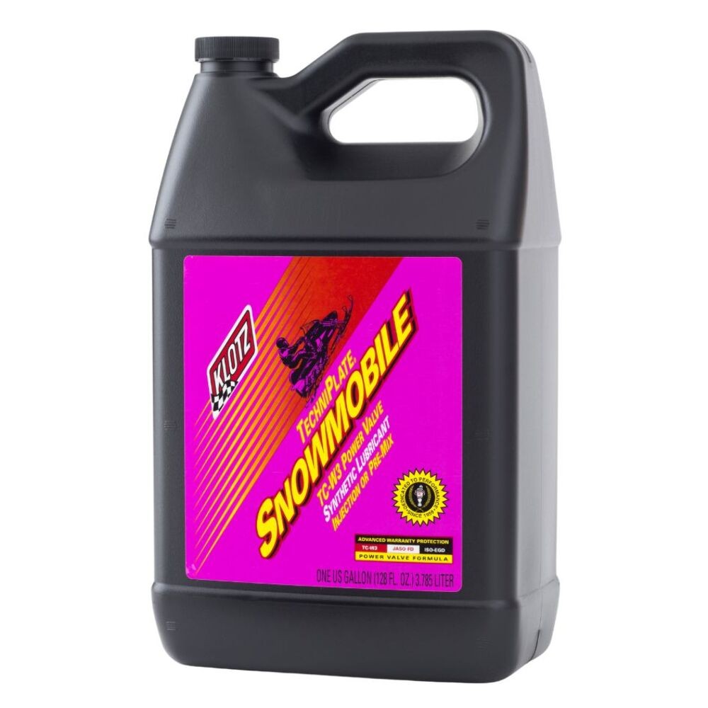 Klotz KL-216 Synthetic Techniplate TC-W3 Snowmobile 2-Stroke Oil - 1 Gallon Jug
