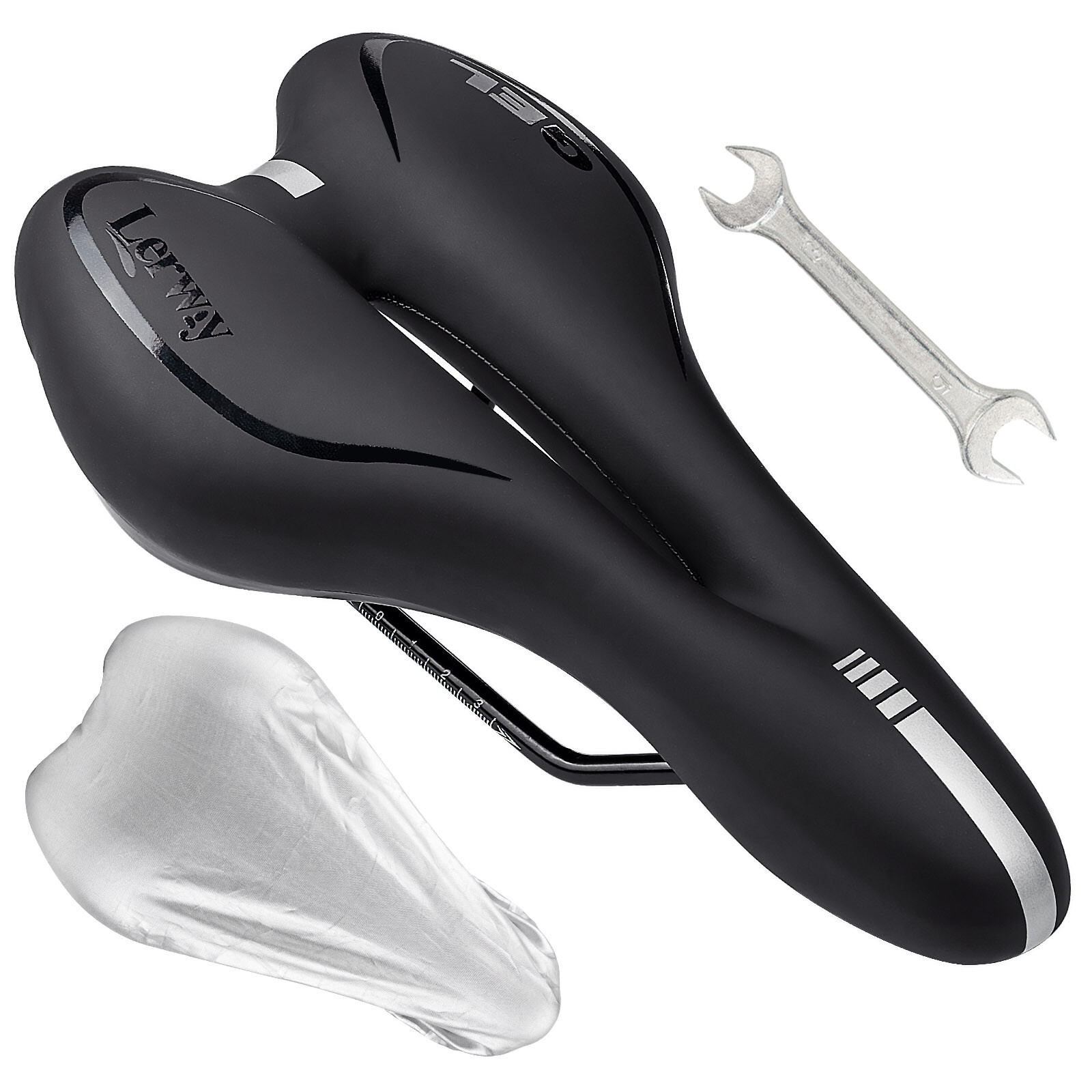 LERWAY Bike Seat Bicycle Saddle MTB Road Mountain Cycling Gel Comfort Rainproof