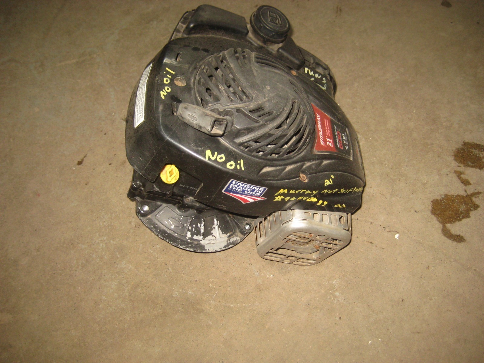 Briggs & Stratton OHV 500 E Series 140cc Vertical Shaft Push Lawn mower Engine