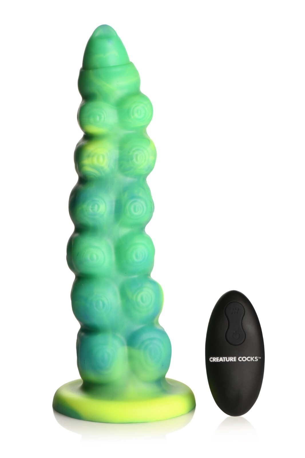 Creature Cocks: Squirmer Thrusting and Vibrating Silicone Dildo