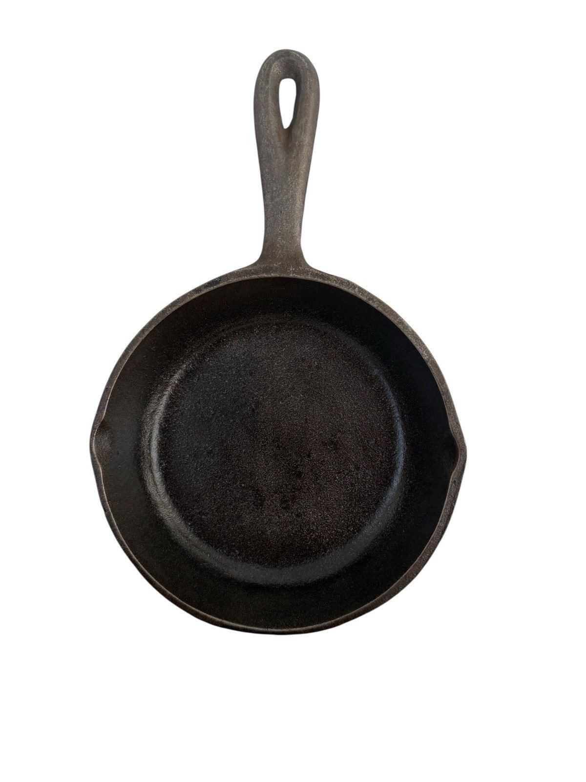 Vintage Cast Iron Skillet No 3 6⅝” – Small Fry Pan – Unmarked Lodge 1930s-50s