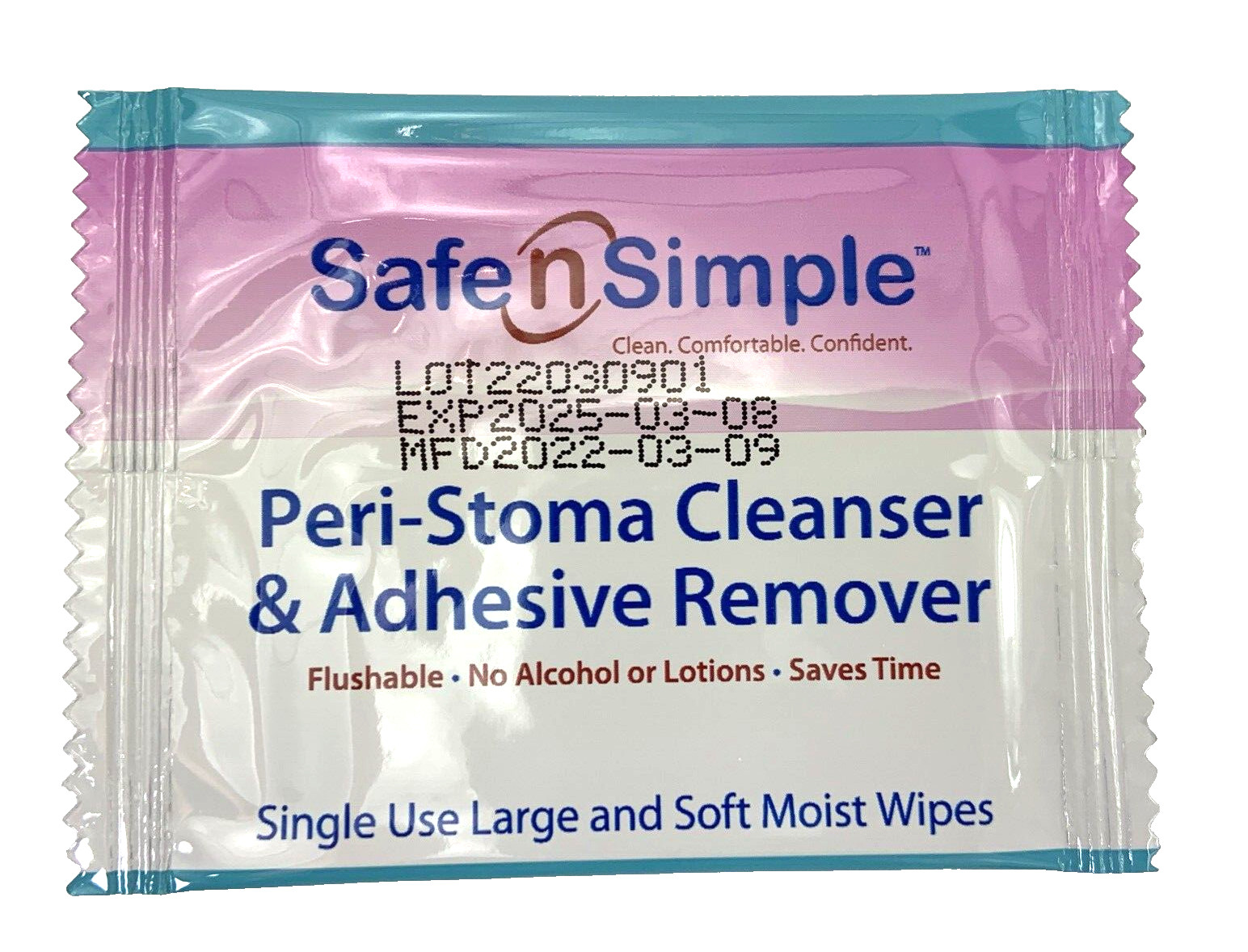 100 Safe n' Simple SNS00550 Peri-Stoma Cleanser & Adhesive Remover Exp 2026-2027