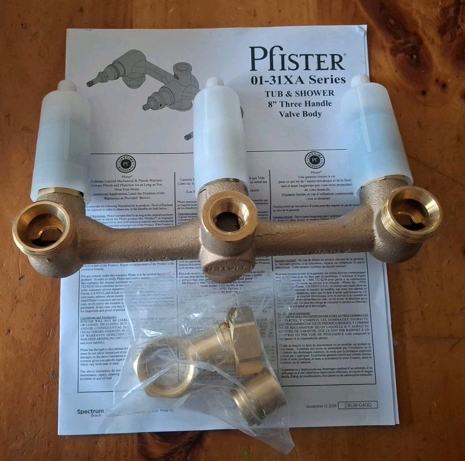 Pfister  Rough-In Valve Body and nuts 01-31XA