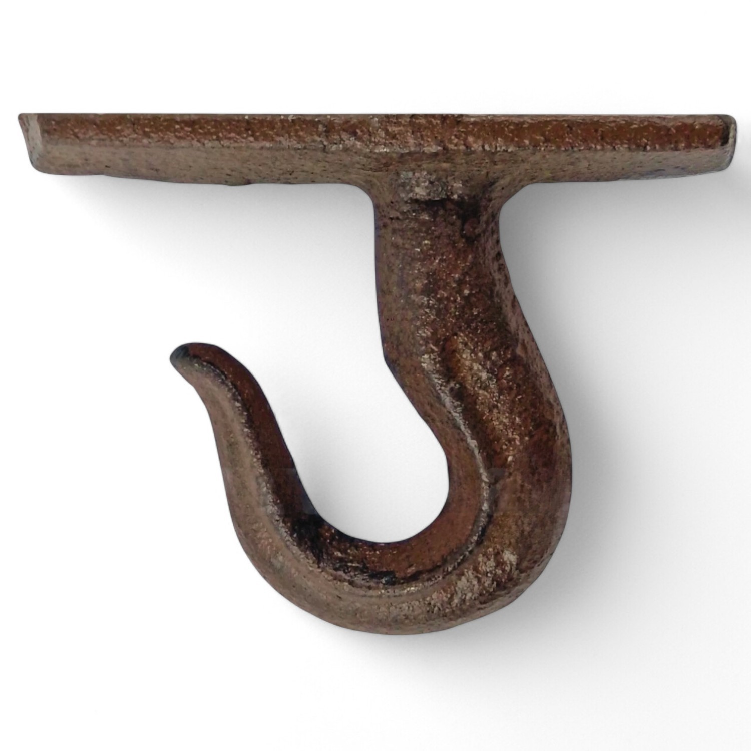 Industrial Cast Iron Ceiling Hook – Heavy Duty Rustic Wall Clevis Eye Holder