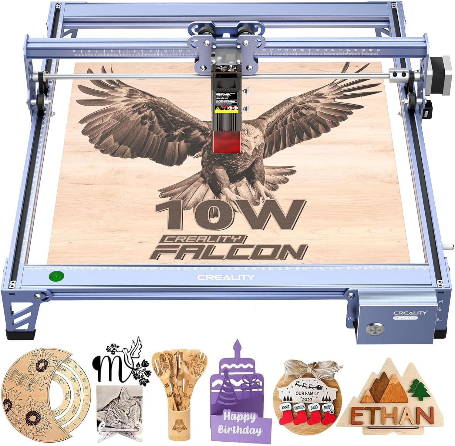 Creality Falcon 10W Laser Engraver Machine CR-LASER 72W Laser Cutter 15.7"x16.3"
