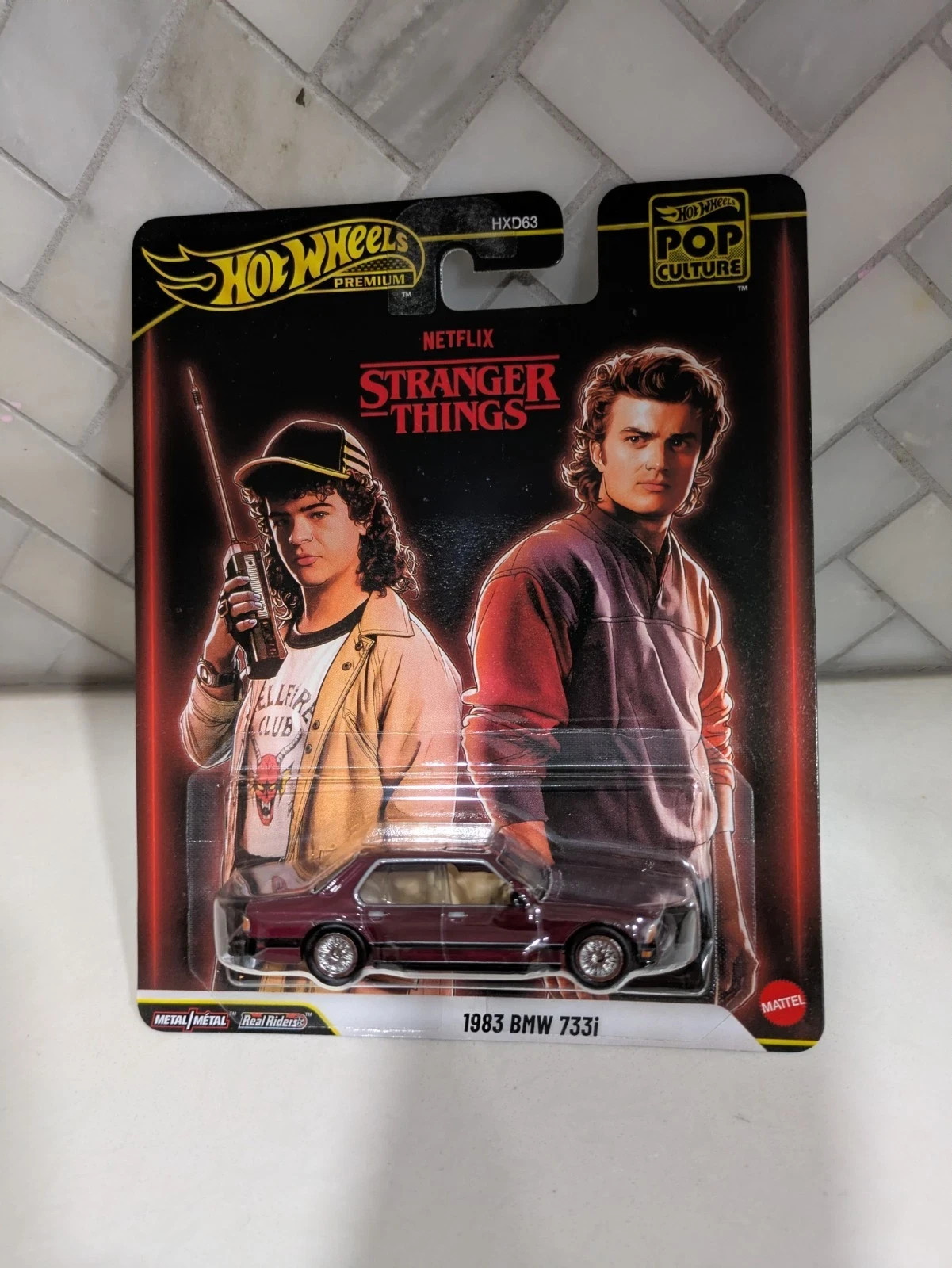 HOT WHEELS PREMIUM 2025 POP CULTURE STRANGER THINGS 1983 BMW 733i Ships Fast!