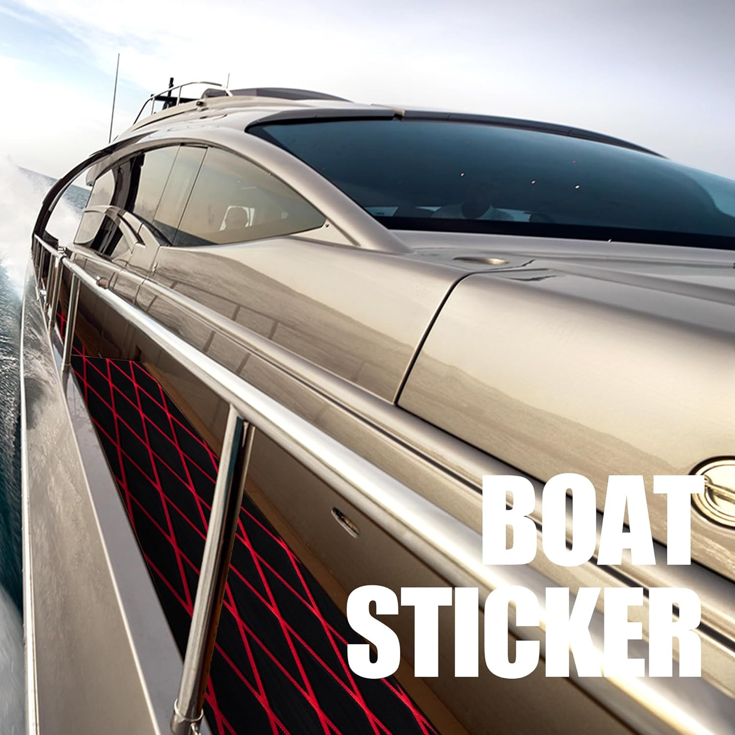 Boat Flooring - EVA Foam Boat Decking - Marine Mat Self-Adhesive Flooring Sheet